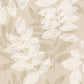 2793-87320 Chimera Champagne Flocked Leaf Wallpaper