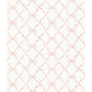 Baby Bow Light Pink Ribbon Trellis Wallpaper