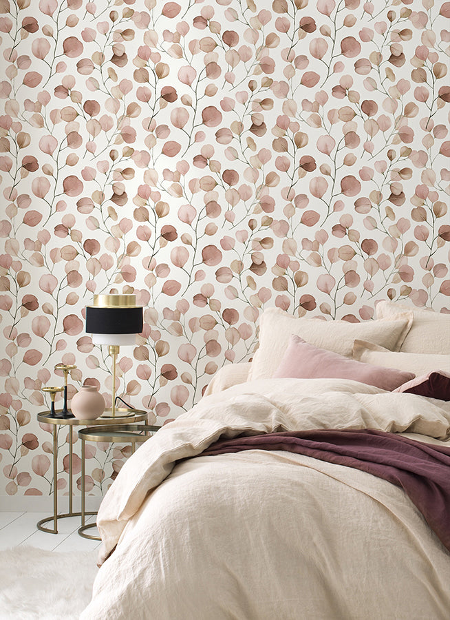 ELAINA BLUSH WATERCOLOR BOUGHS WALLPAPER - RH691719