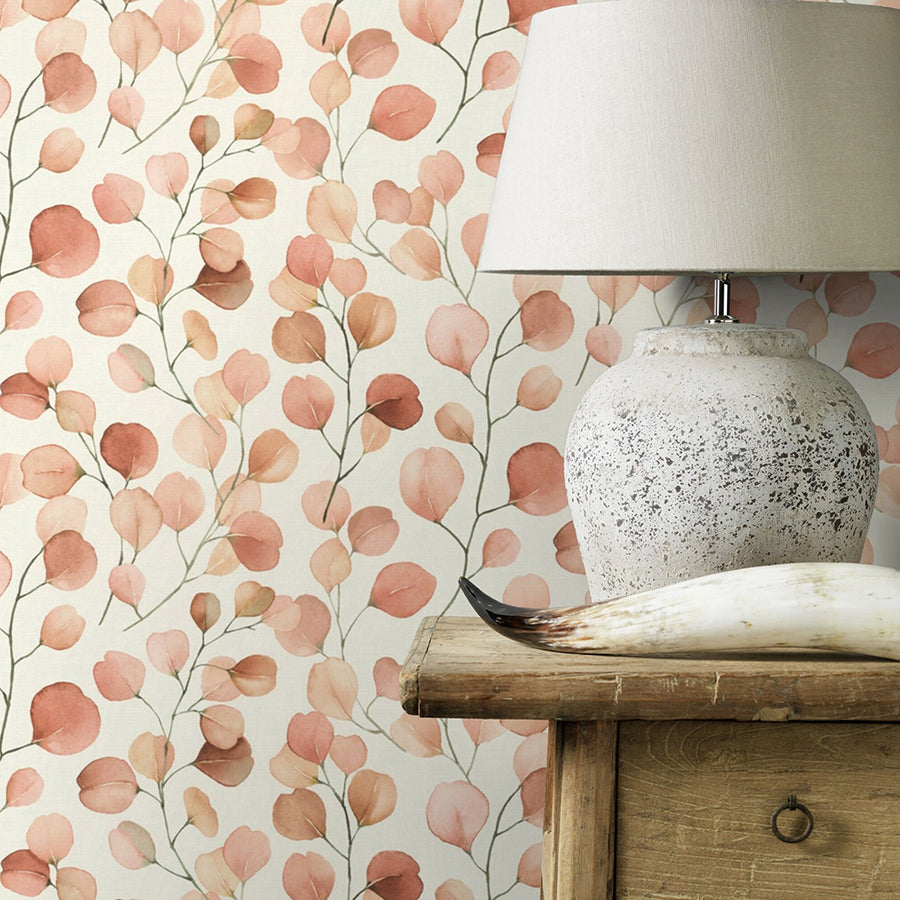 ELAINA BLUSH WATERCOLOR BOUGHS WALLPAPER - RH691719