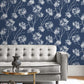 Dandelion Fields Blue Wallpaper