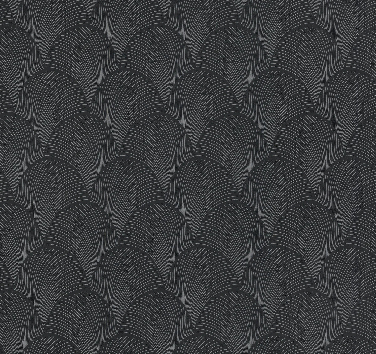 Metallic Scallop Wallpaper (NT6105)