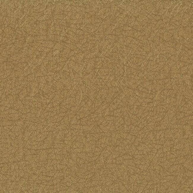 Tossed Fibers Brown Wallpaper