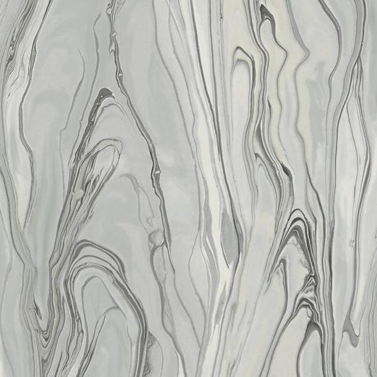 CL2575 Grey Mix Liquid Marble Wallpaper