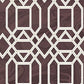 2763-24223 Daphne Maroon Trellis Wallpaper By Brewster
