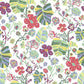2903-25808 Gwyneth Multicolor Floral Wallpaper Blue Bell By A Street Prints