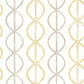 2656-004008 Tan and Grey Banning Stripe Wallpaper