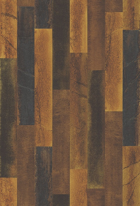 Antique Floorboads Brass Wood