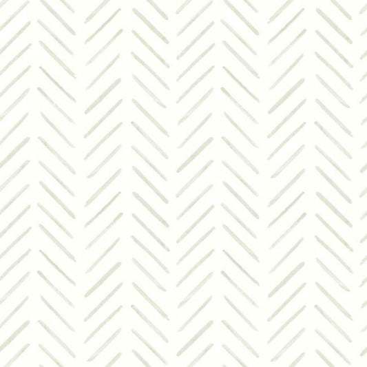 Painted Herringbone Wallpaper