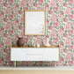 2903-25839 Orla Pink Floral Wallpaper Blue Bell By A Street Prints