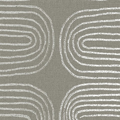 2793-24740 Zephyr Brown Abstract Stripe Wallpaper