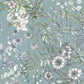 2821-12904 Full Bloom Blue Floral Wallpaper