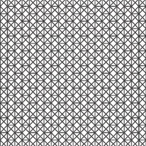 2969-26004 Lisbeth Black Geometric Lattice Wallpaper by Brewster