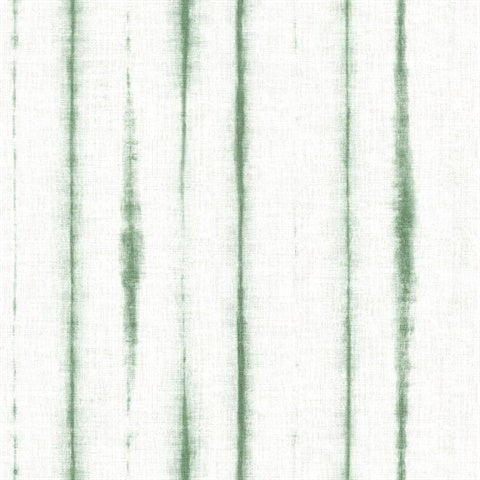 2969-26051 Orleans Green Shibori Faux Linen Wallpaper by Brewster