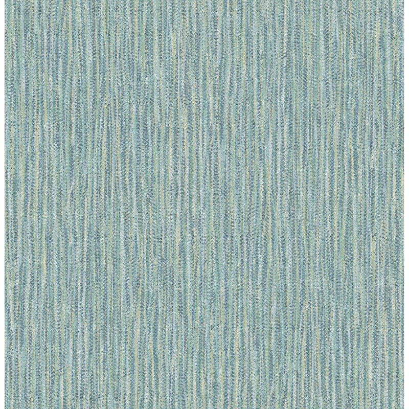 2901-25420 Raffia Thames Aqua Faux Grasscloth Wallpaper