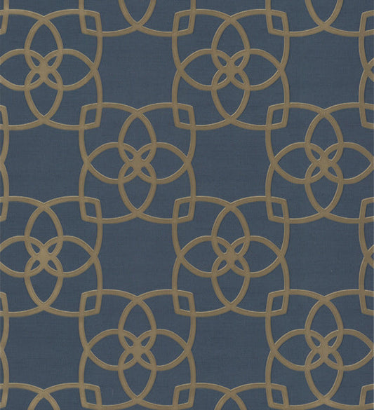 Navy Serendipity Wallpaper