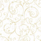 Gold/Glitter Disney Princess Perfect Scroll Wallpaper