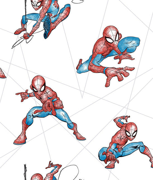 Red/Blue/Gray Spider-Man Fracture Wallpaper