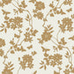 White/Gold Flutter Vine Wallpaper