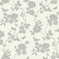 White/Silver Flutter Vine Wallpaper
