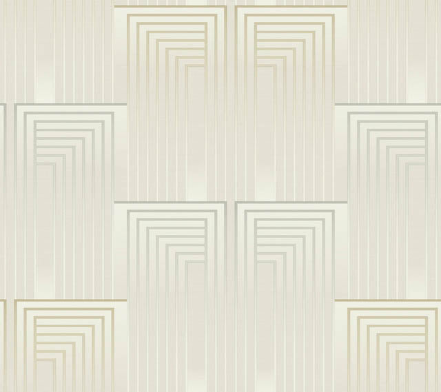 Silver/Gold Vanishing Wallpaper