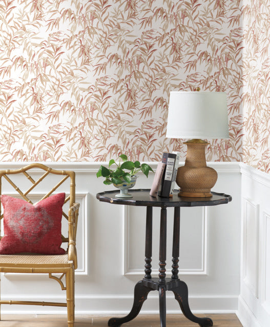 Pink Willow Grove Clay Wallpaper