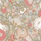 Grey/Pink Vincent Poppies Dove Wallpaper