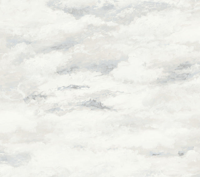 Beige/Gray Plein Air Wallpaper