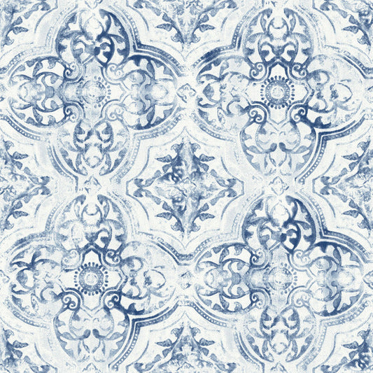White/Blue Quartet Wallpaper