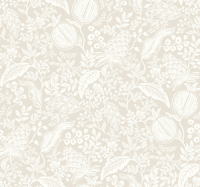 Beige Pomegranate Wallpaper