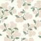 Beige/Pink Hydrangea Wallpaper